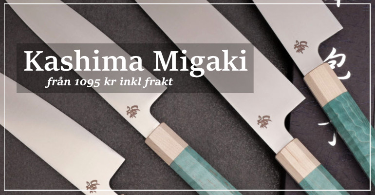 Kashima Migaki japanska knivar